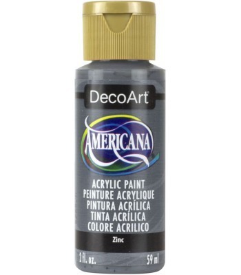 Americana Acrylic Paint - Zinc 2oz